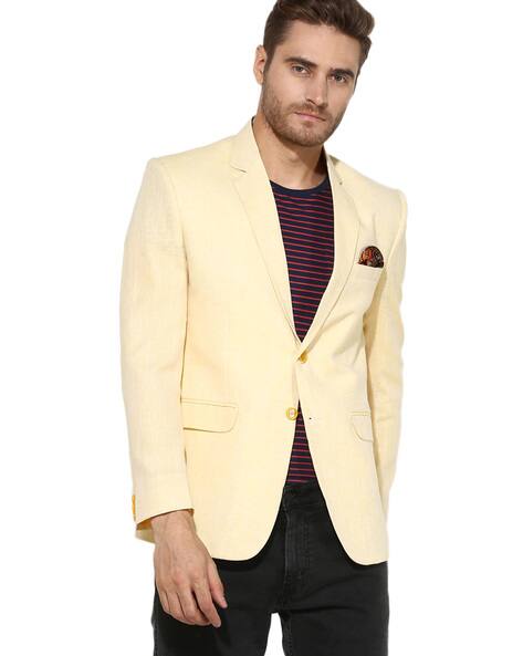 lemon coloured blazer