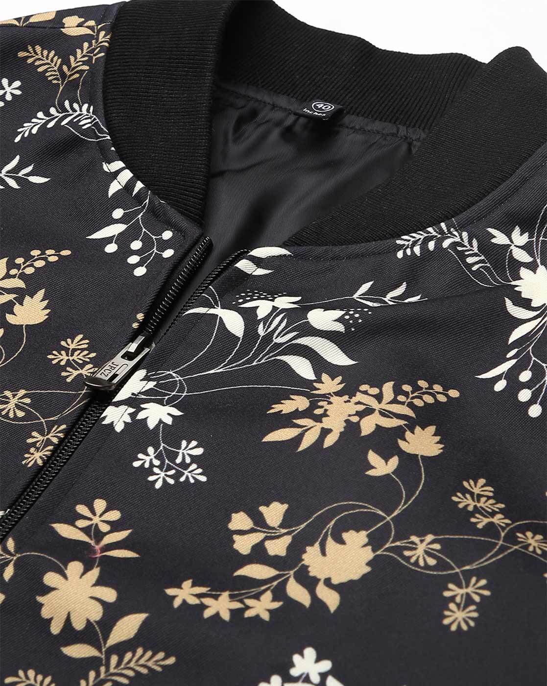 Buy hangup Floral Print Bomber Jacket Online | Ajio.com