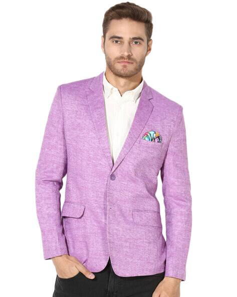 purple blazer men