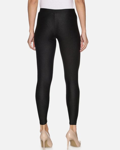 Buy Zelocity High Rise Nylon High Stretch Leggings - Jet Black at Rs.1836  online | Activewear online