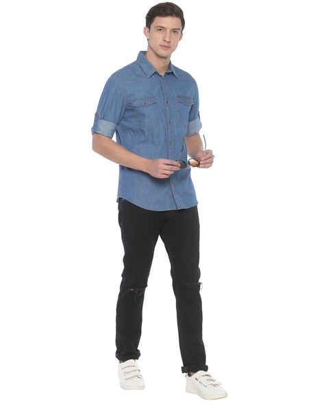 Update more than 175 denim shirt combination with jeans latest