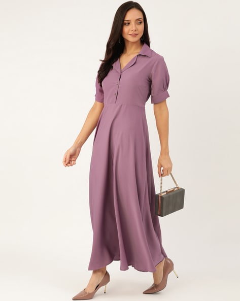 Fit and Flare Dungaree Dress with Flap Pockets