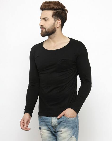 Buy Black Tshirts for Men by GESPO 