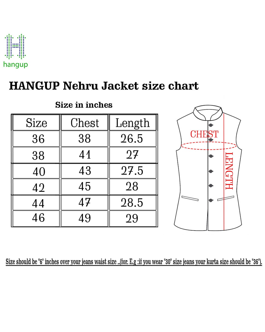 Hangup nehru-jacket for men's - Hangup - 4027611