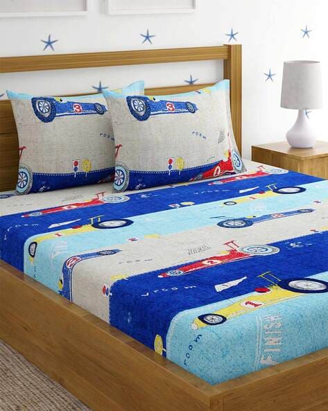 Car print outlet bed sheet