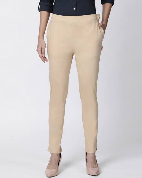 Buy Beige Trousers \u0026 Pants for Women by 