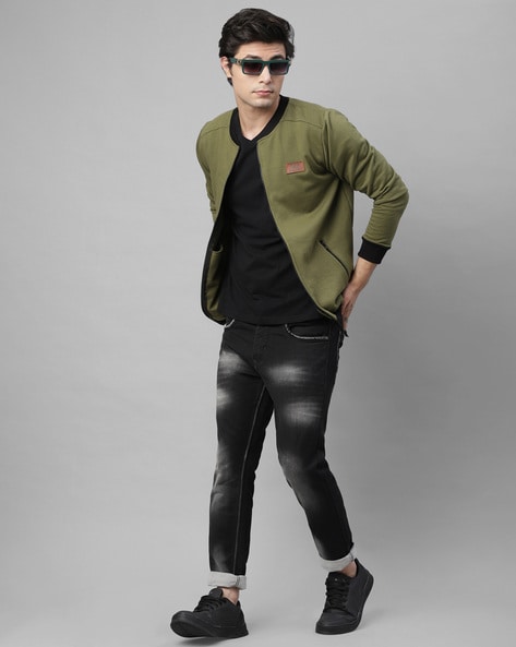 And Now This Men's Regular-Fit Solid Bomber Jacket - Macy's