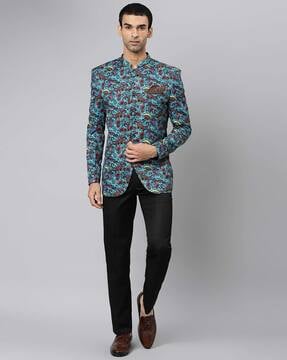Pure cotton blue hand block print ethnic wear suit set for women –  bellapinks