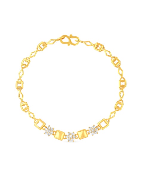 Buy MALABAR GOLD AND DIAMONDS Womens Gold Bracelet ANDAAAAABLZV | Shoppers  Stop