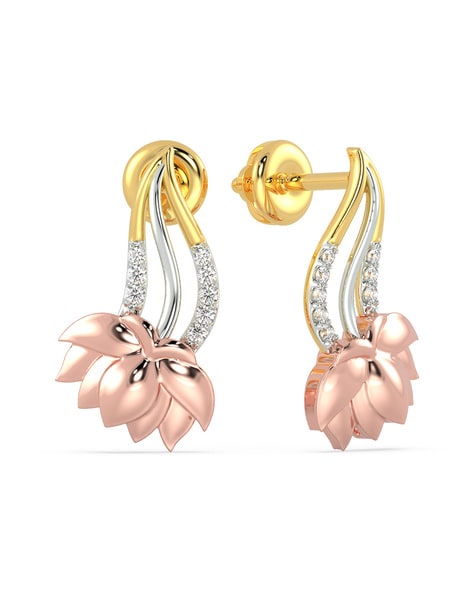 Peoples Jewellers Love Knot Earrings in 14K Tri-Tone Gold|Peoples Jewellers  | Southcentre Mall