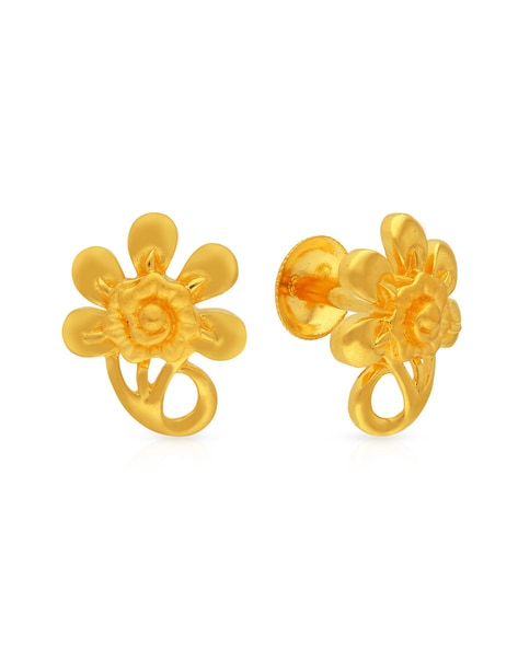 Half set flower earrings & pendant – Jocelwelry Gold Shop