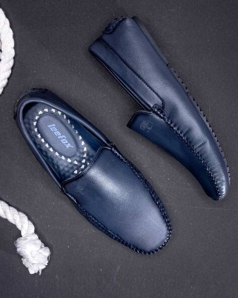 Leefox best sale loafers blue