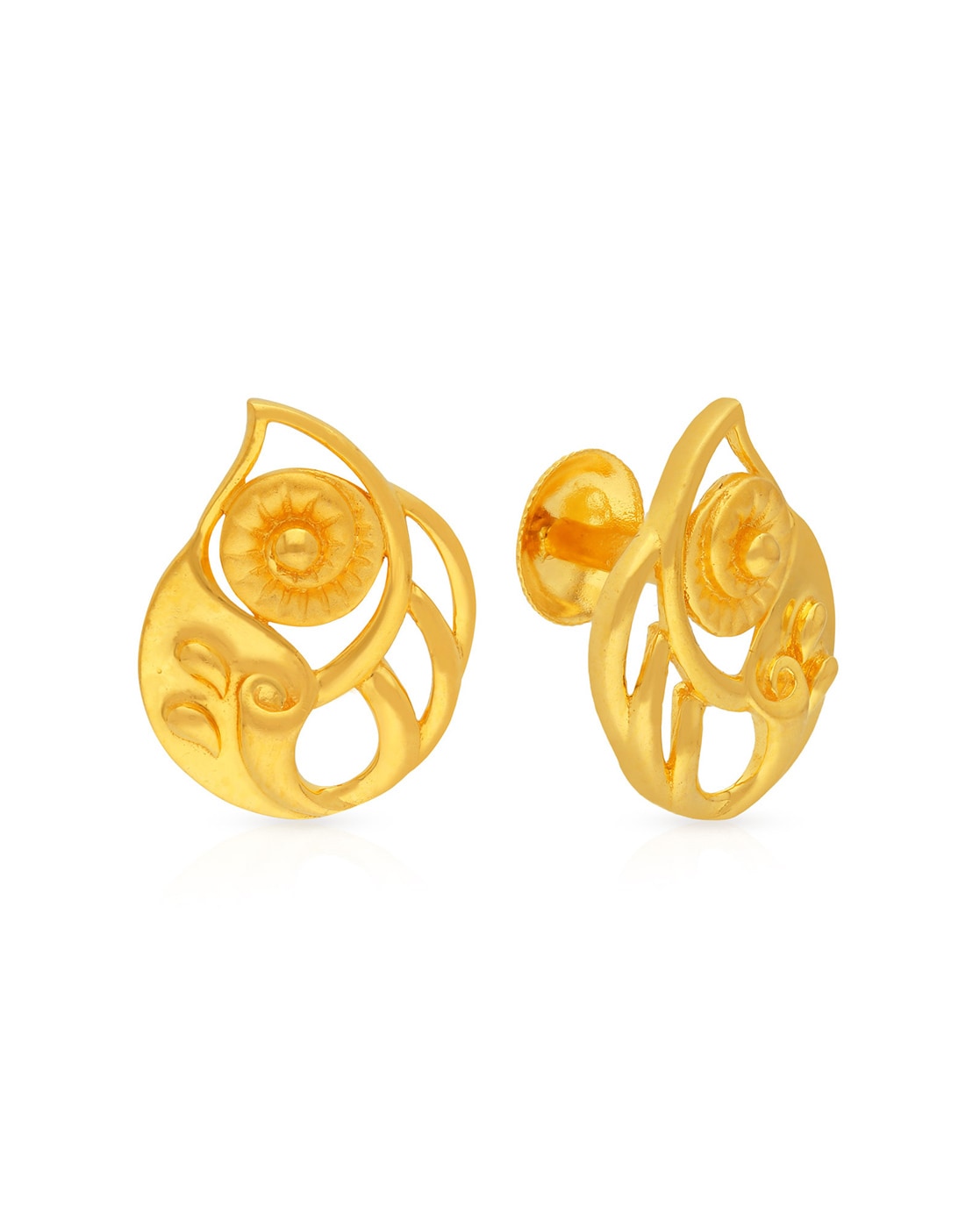 malabar gold ear studs