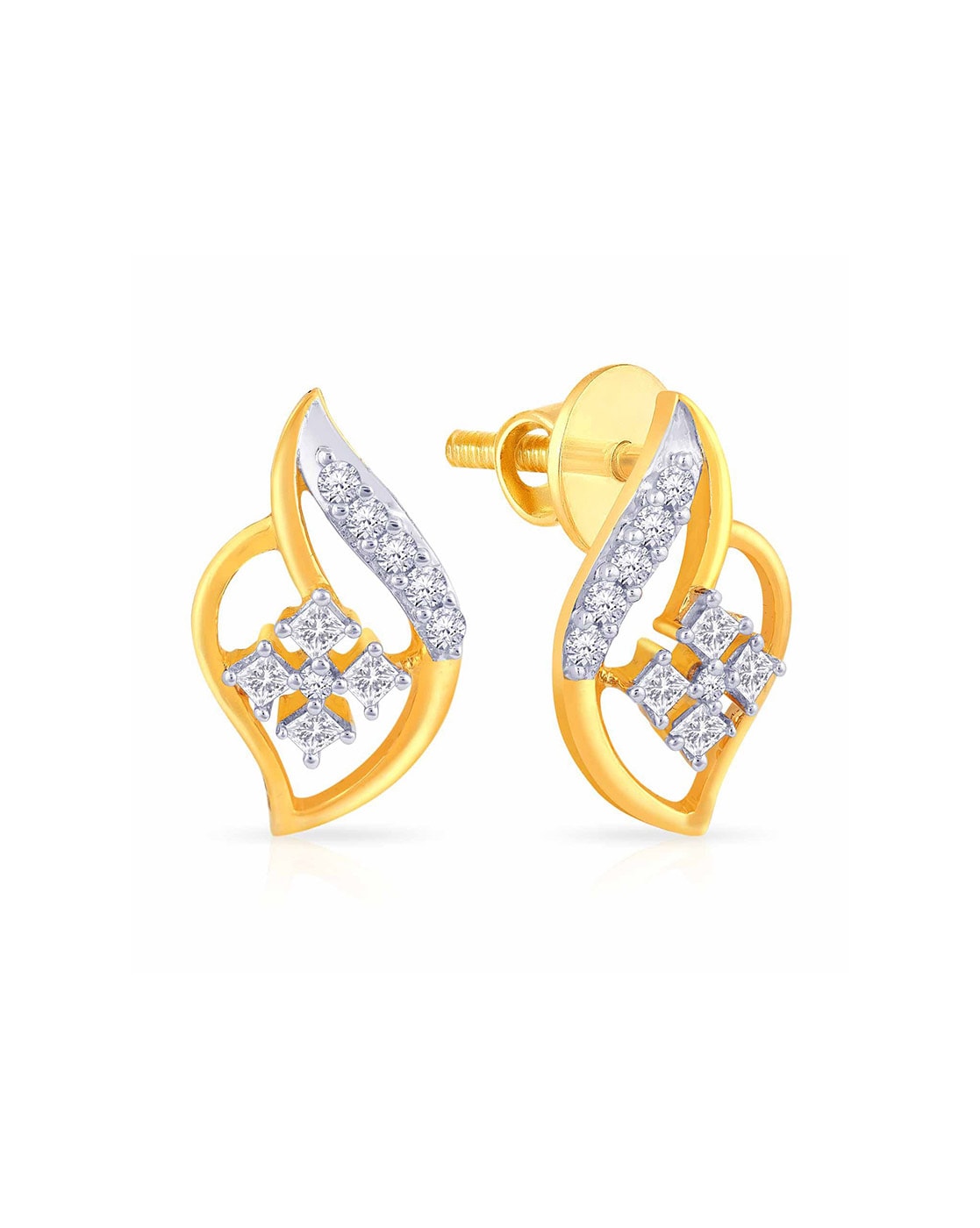 Buy Stylish Gold Earrings Online In India