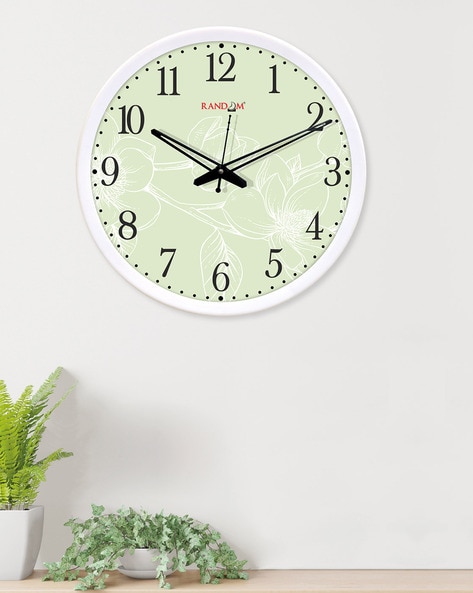 Amazon.com: Madhuli Wooden Wall Clock, MDF Designer Wall Watch, Big Nine  Number Style Clock Frameless Wall Clock Analog Hanging Clock Home Decor  Clock For Bedroom Living Room Kitchen Drawing Room Office, 30x30