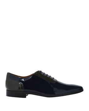 Buy Black Formal Shoes for Men by Del 
