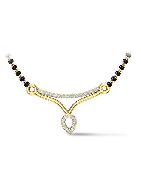 Buy Yellow Gold Necklaces & Pendants for Women by Dishis Online