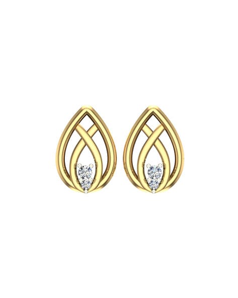 Round Diamond Stud Earrings in White Gold 1 ctw  Value Collection