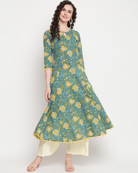 Buy Pink Kurta Suit Sets for Women by Jaipur Kurti Online | Ajio.com
