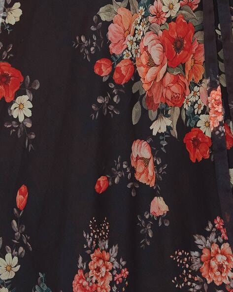 Multi Satin Printed Dress Material – ElegantFashionWear.in