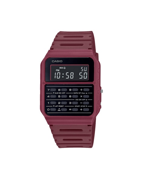 Casio retro calculator discount watch