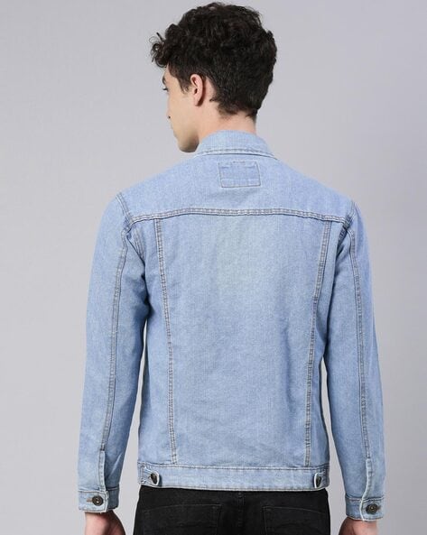 Buy Jack & Jones Blue Solid Full Sleeves Jacket for Men Online @ Tata CLiQ