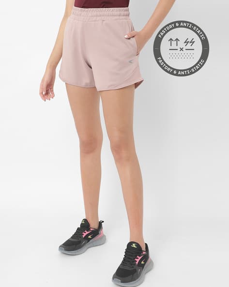 lavender running shorts