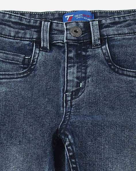 Light Wash Jeans with 5-pocket Styling view 3