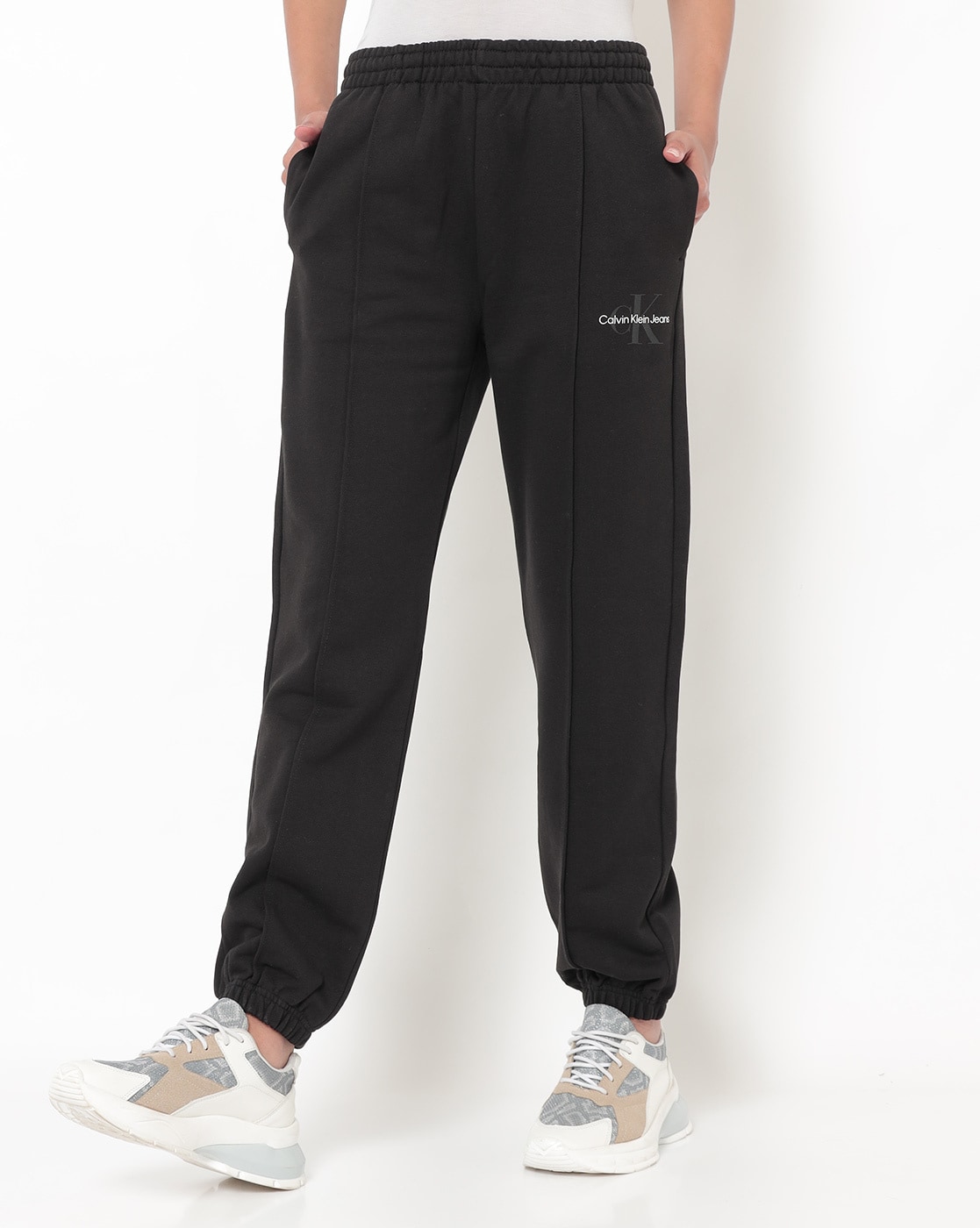 Buy Black Track Pants for Women by Calvin Klein Jeans Online