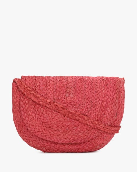 Diwaah Jute Sling Bag with Magnetic Closure