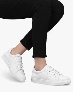 Black Koki Lace Up Trainer, WHISTLES