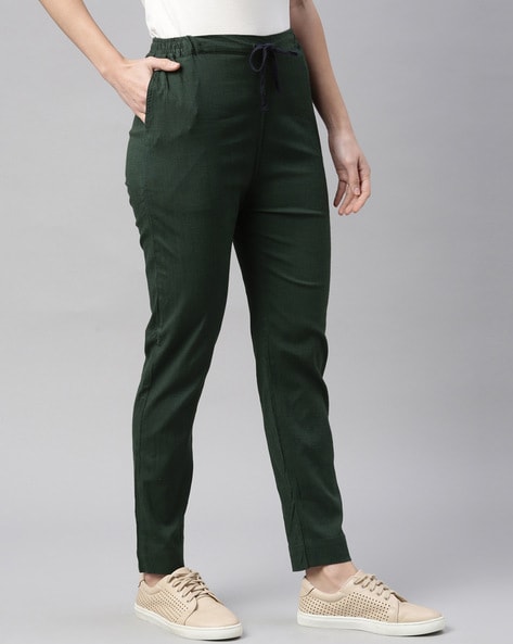 Elegant Plain Straight Leg Dark Green Women Pants (Women's) - Walmart.com-mncb.edu.vn