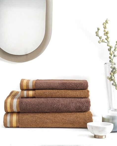 Towels GOLD brown colour