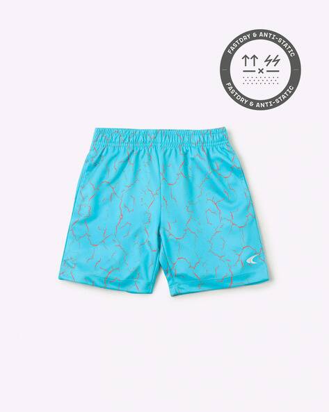 Printed Quickdry Shorts with Elasticated Waist