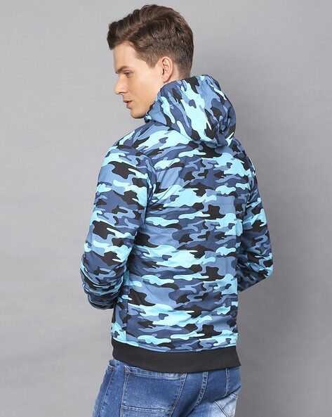 Blue camo 2025 winter jacket