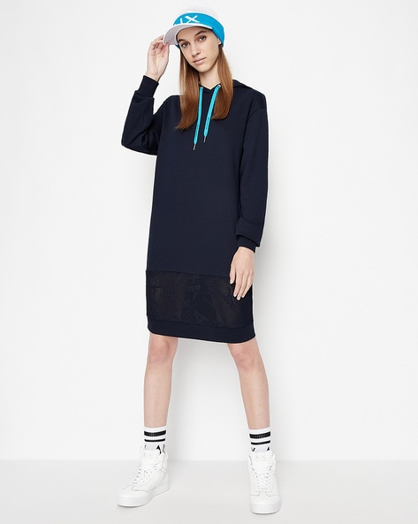 Mesh cheap hoodie dress