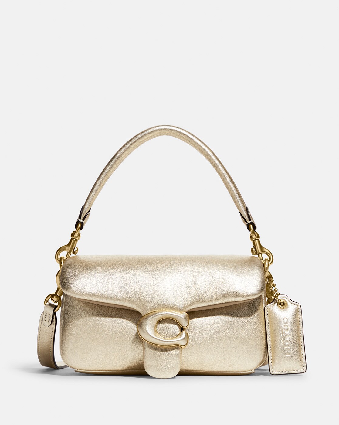 Coach 14562 Gold and Tan Poppy Shoulder Bag