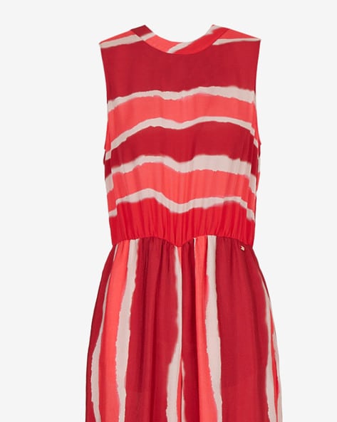 Armani exchange red best sale dress