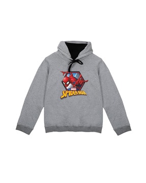 Men's Marvel Spider-Man: Homecoming Logo Pull Over Hoodie - Red