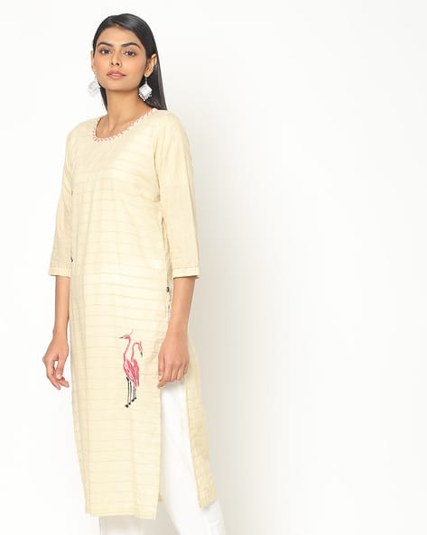 Buy Beige Kurtas \u0026 Kurtis for Women by 