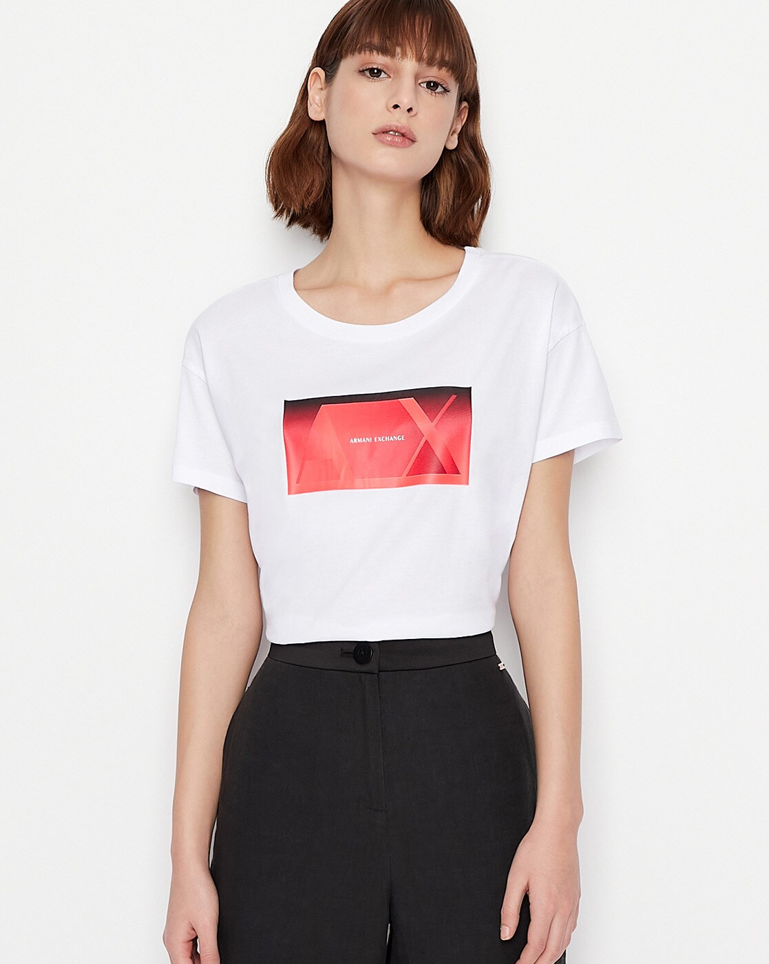 Buy White Tshirts for Women by ARMANI EXCHANGE Online 