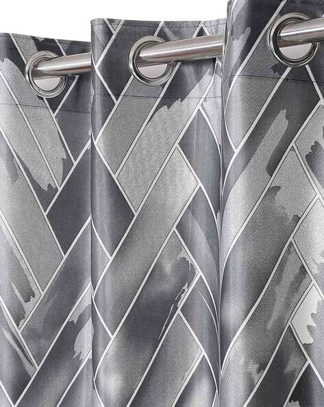 Grey Curtains Accessories For, Black And Gray Geometric Curtains
