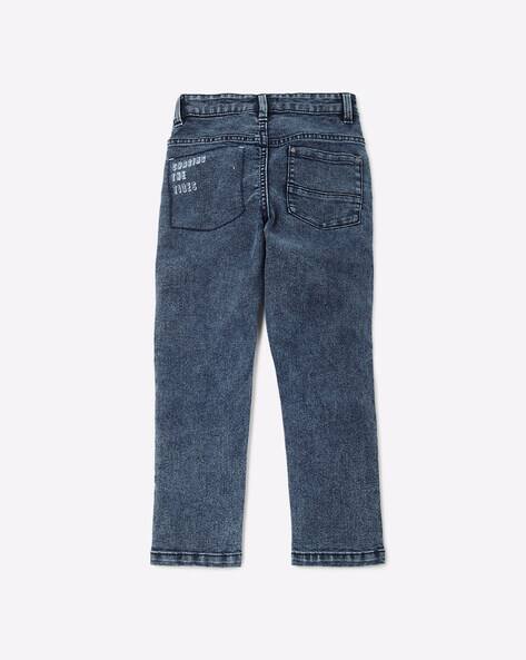 Light Wash Jeans with 5-pocket Styling view 2