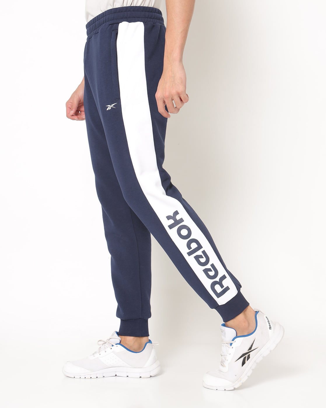 Brand Print Joggers with Elasticated Waist