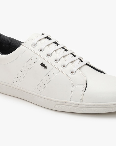 Mens boss cheap white trainers