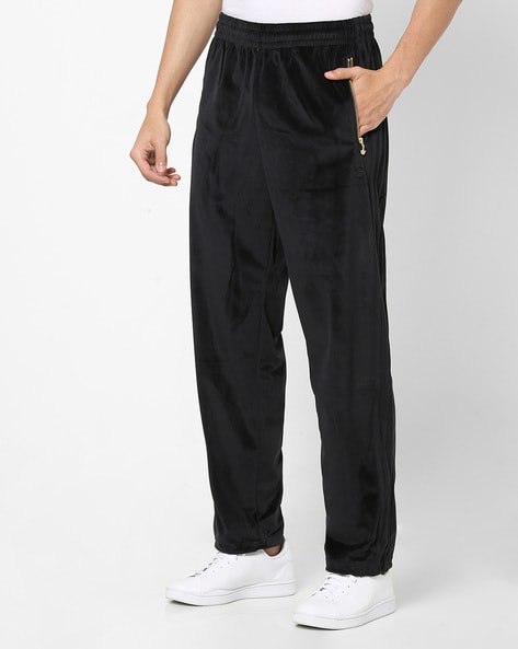 Adidas Track Pants Mens Large Black 3 Stripe Zipper Leg Drawstring Waist  Casual  eBay