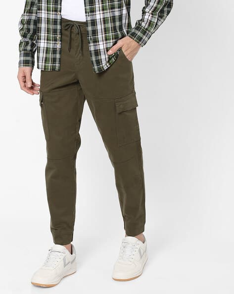 Buy Green Trousers \u0026 Pants for Men by 