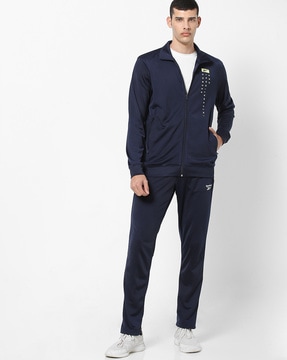 reebok tracksuit blue