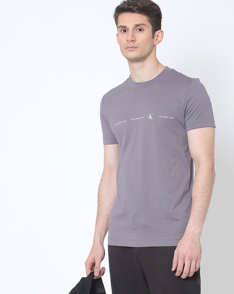Buy Grey Tshirts for Men by Calvin Klein Jeans Online