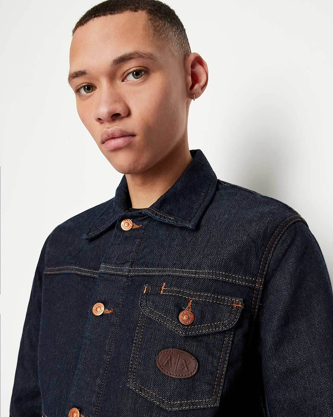 s*様 ARMANI JEANS Dark Navy Shirt Jacket 30894887_59931440_1000.jpg